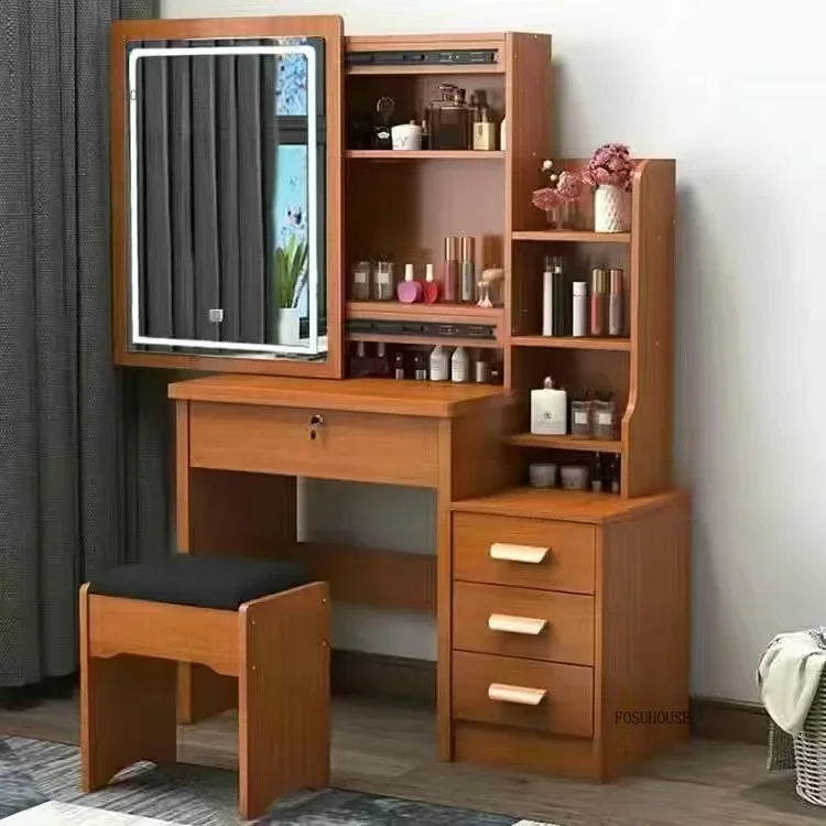 Ensemble de bureau de maquillage avec coiffeuse de maquillage