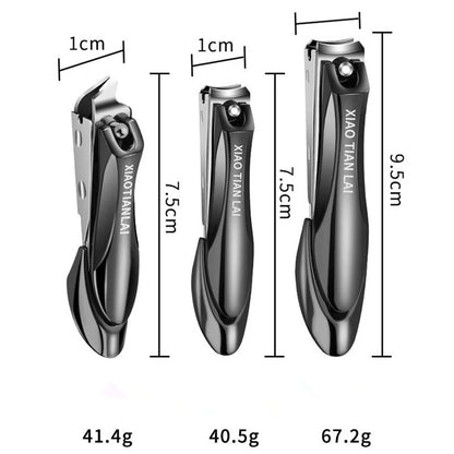 Stainless Steel Nail Clippers - Sharp/Curved Edge Design