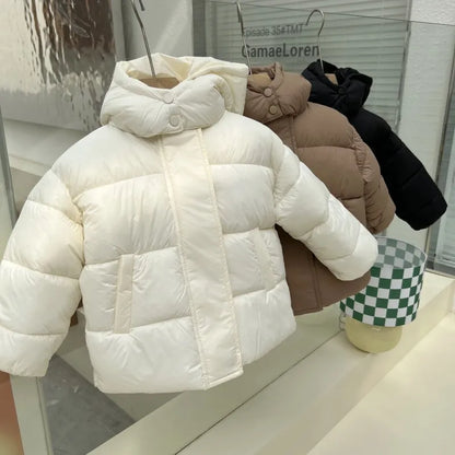 Parkas d'hiver pour enfants, vêtements d'extérieur de style coréen