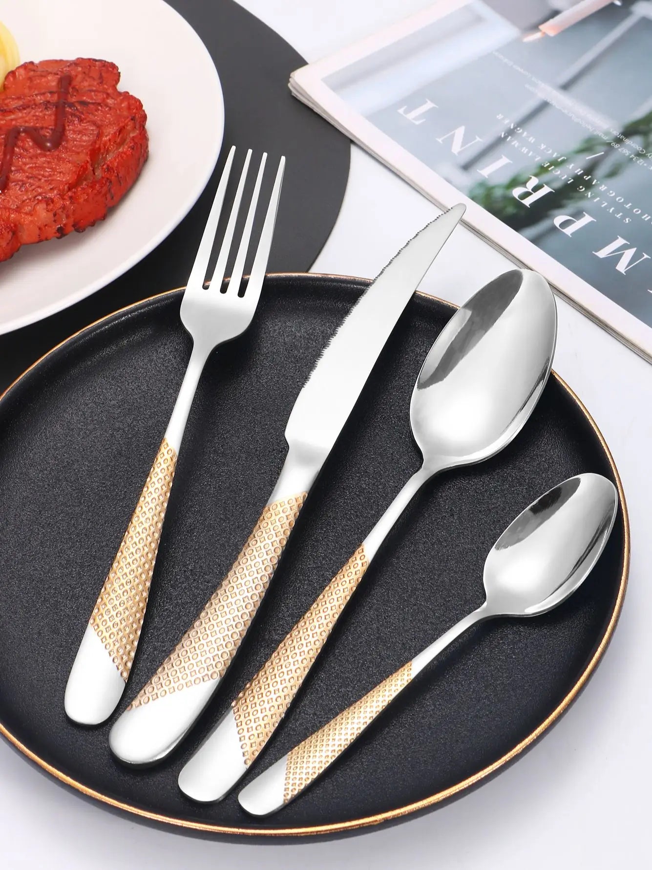 Stainless Steel Star Tableware Set