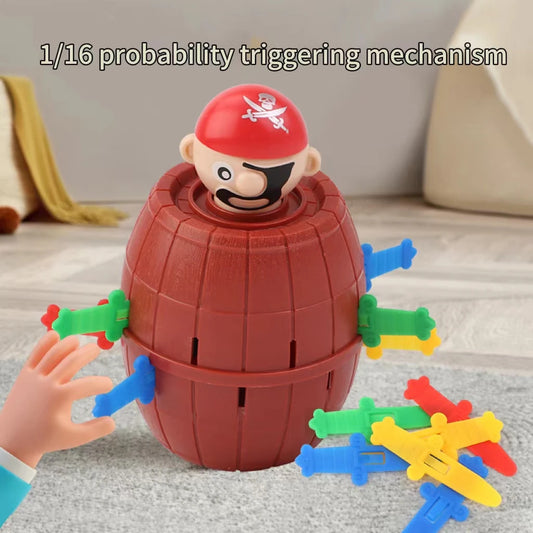 Jumping Pirate Barrel Game - Funny Family Toy