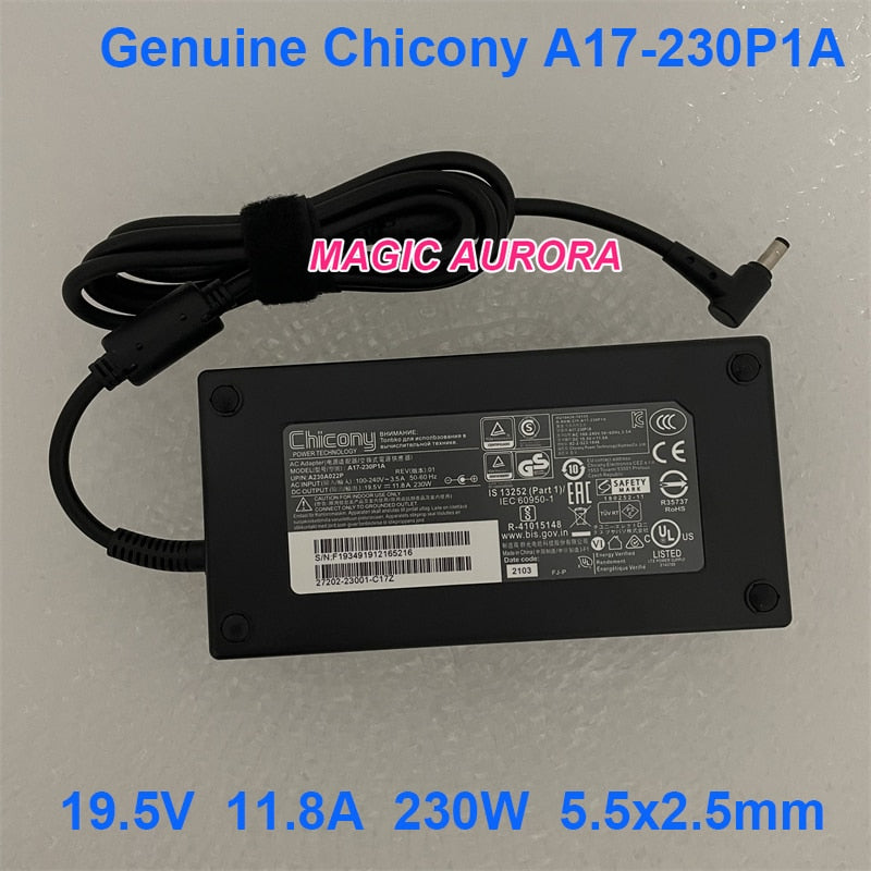 230W Chicony Charger for MSI Laptops