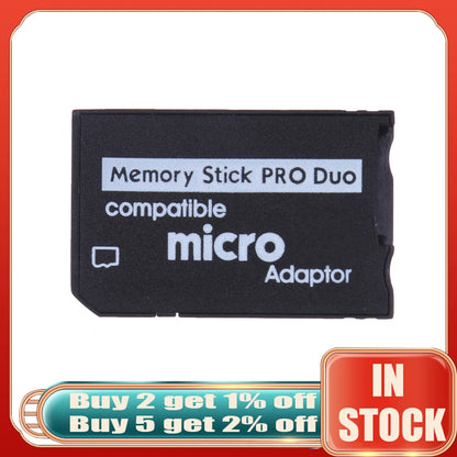 Micro SD TF to MS Card Adapter - Supports Various Capacities