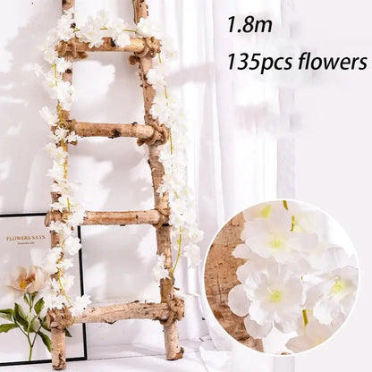 Silk Cherry Blossom Sakura Garland - Home & Party Decoration