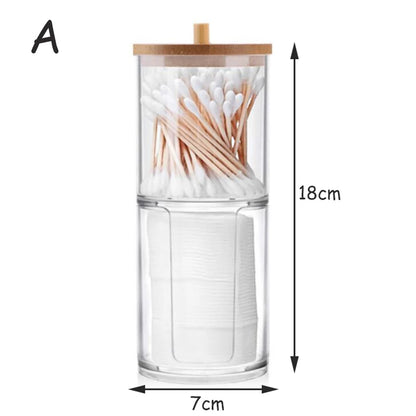 Boîtes de rangement en plastique avec couvercles maquillage