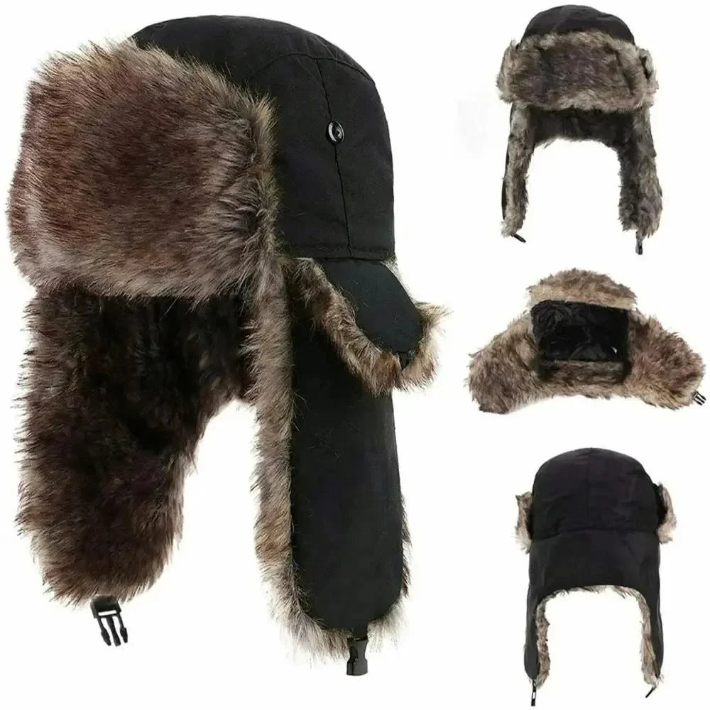 Men's Winter Trapper Hat – Warm Waterproof Bomber Cap