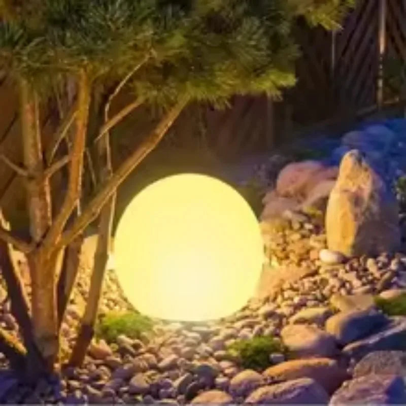 Lumières de boule de jardin LED télécommandées - Décoration extérieure