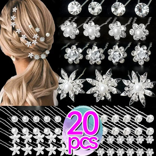 Épingles à cheveux de mariée en perles