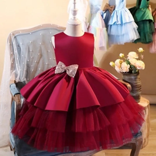 Robes rouges de Noël pour bébés filles