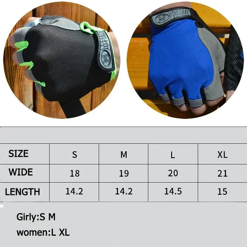 Unisex Fitness Training Gloves – Fingerless