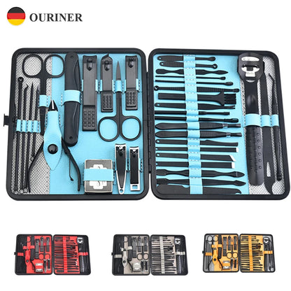 4/36-teiliges Maniküre-Werkzeugset mit Nagelknipsern – tragbares Pflegeset