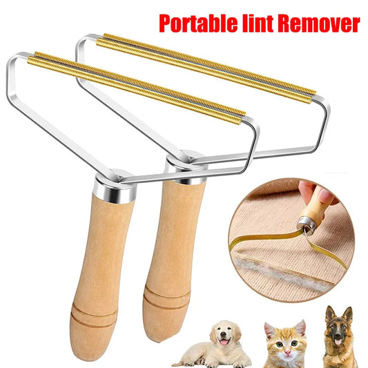 Portable Pet Hair and Lint Remover Tool