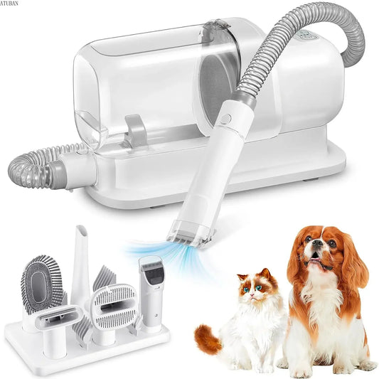 Dog Grooming Vacuum Kit with 2.3L Hair Dust Cup