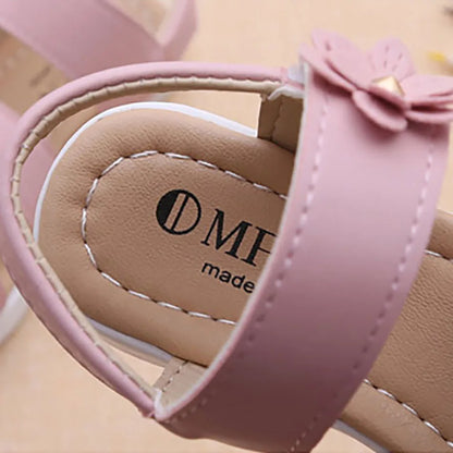 Gladiator Flower Sandals for Girls
