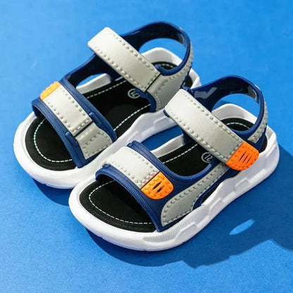 Kinder-Sommer-Jungen-Ledersandalen