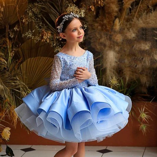 Lace Sequins Princess Dress