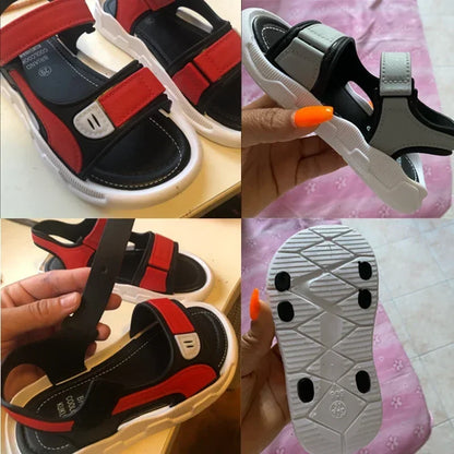 Kinder-Sommer-Jungen-Ledersandalen
