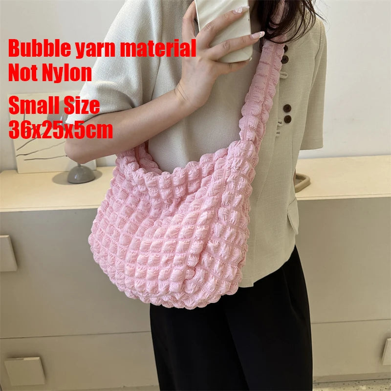 Women's Quilted Cloud Shoulder Bag