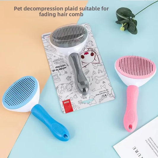Peigne de toilettage pour animaux en acier inoxydable
