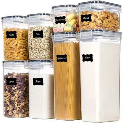 8-Piece Food Storage Containers with Easy Lock Lids