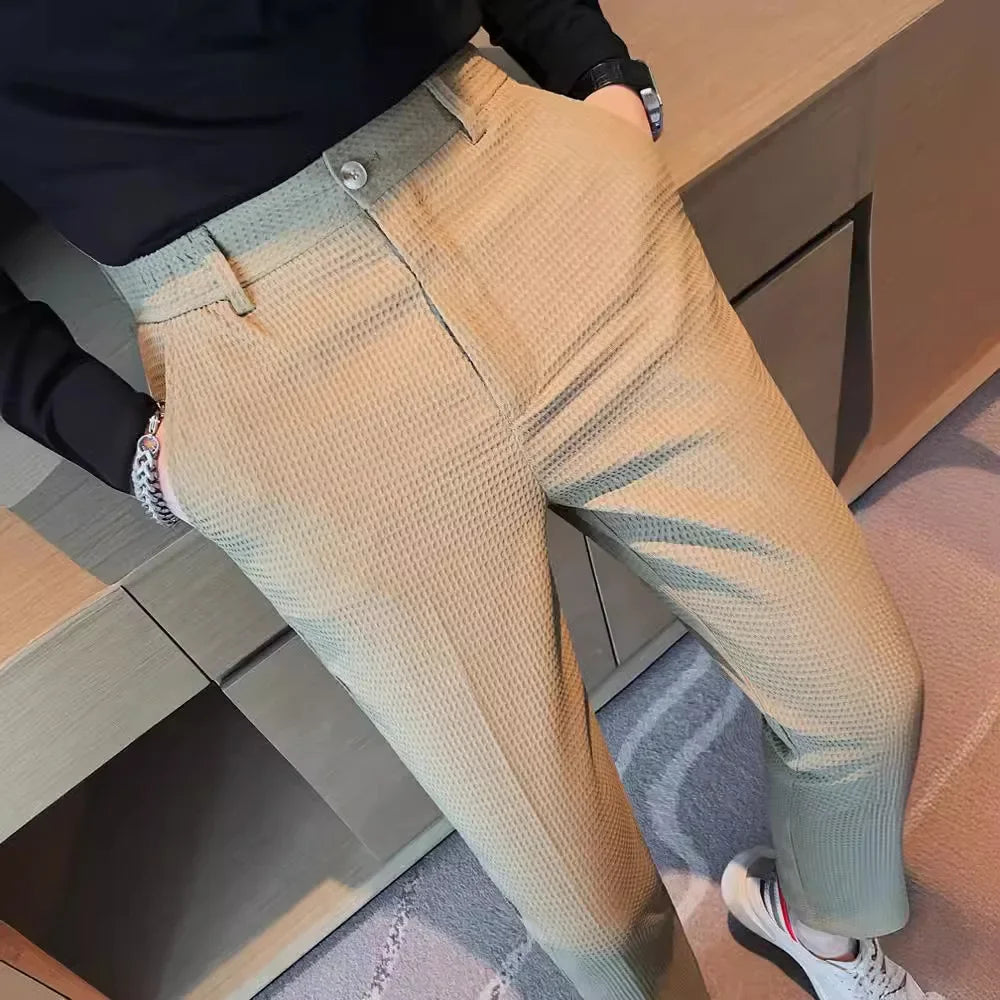 Men's Waffle Dress Pants