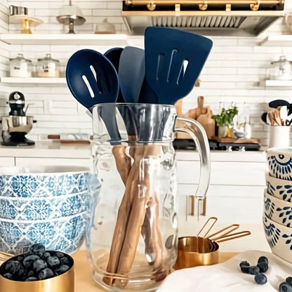 Wooden Handle Heat Resistant Kitchen Utensils Set