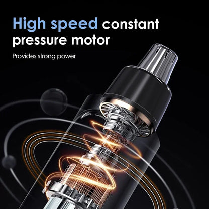 Wiederaufladbarer tragbarer Nasen- und Bartschneider für Männer – schmerzfreie Pflege