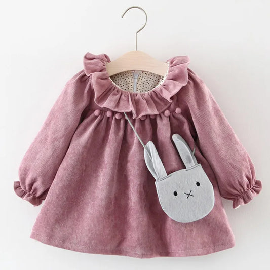 Robe bébé en tricot de dessin animé