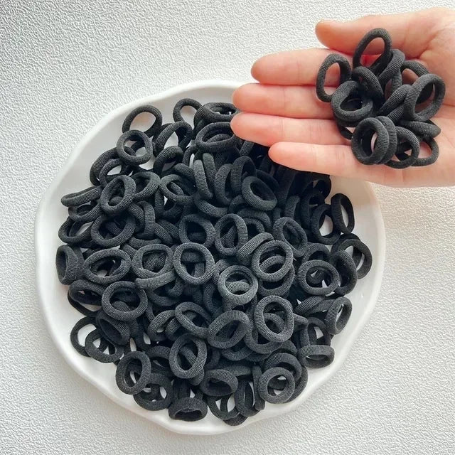 20/50 Stück elastische Haarbänder für Kinder – buntes Haargummi. 