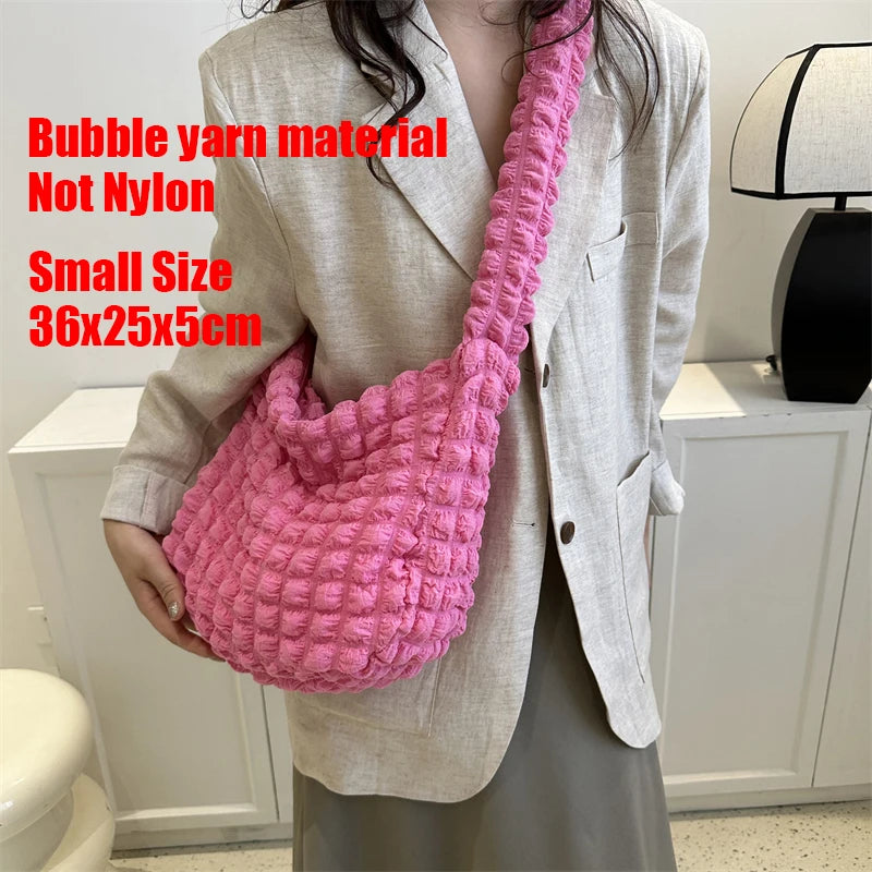 Women's Quilted Cloud Shoulder Bag