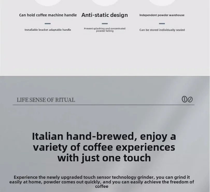 Elektrische Kaffeemühle mit Kegelmahlwerk