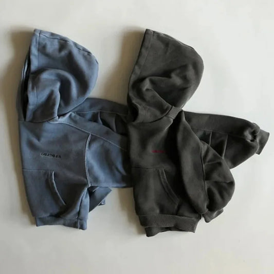 Alphabet Bow Hooded Toddler Cotton Set