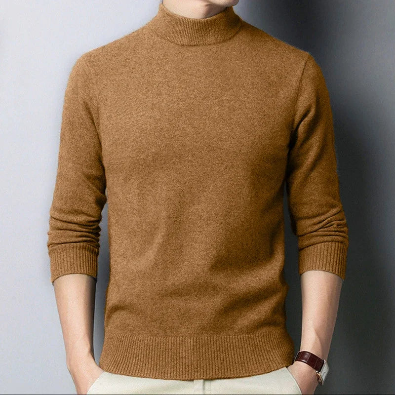 Men's Knitted Turtleneck Sweater