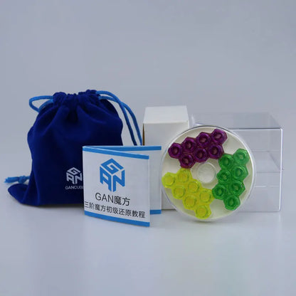 356M 3x3 Magnetic Speed Cube - Sticker less Professional Fidget Toy and Puzzle