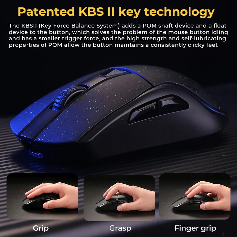 2.4G Tri-mode Wireless Gaming Mouse for PC