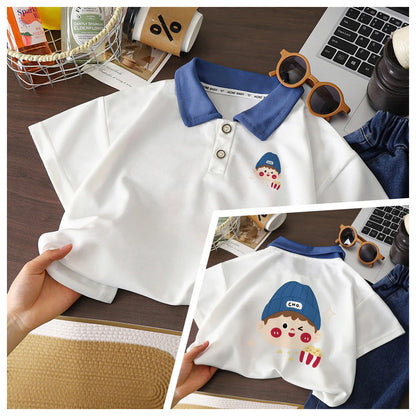 Neues, schnell trocknendes Sommer-Poloshirt für Mädchen