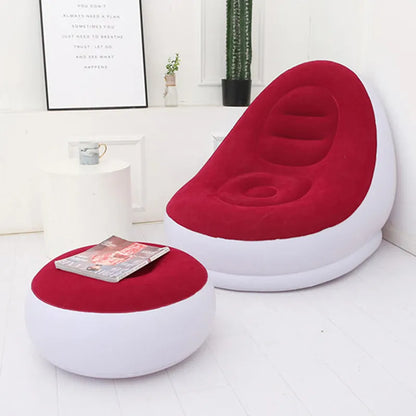 Foldable Inflatable Lazy Sofa Portable Comfort for Living Spaces