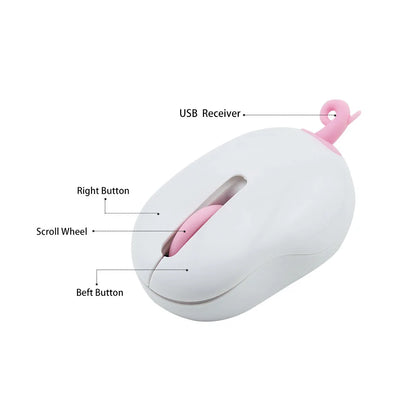Adorable 3D Cartoon Wireless Mouse