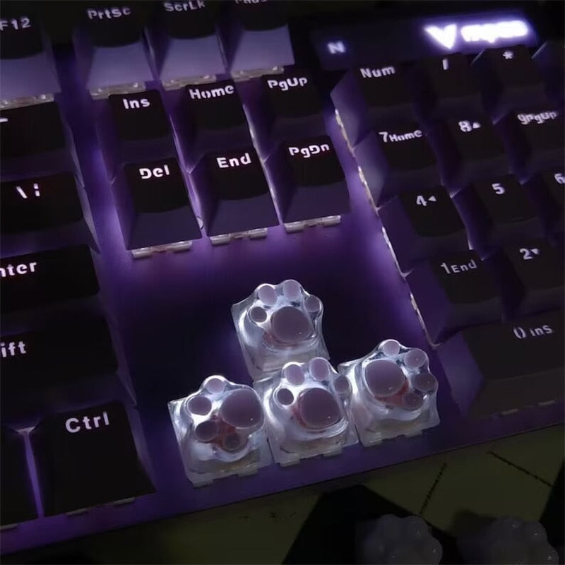 Cat Paws Resin Keycaps