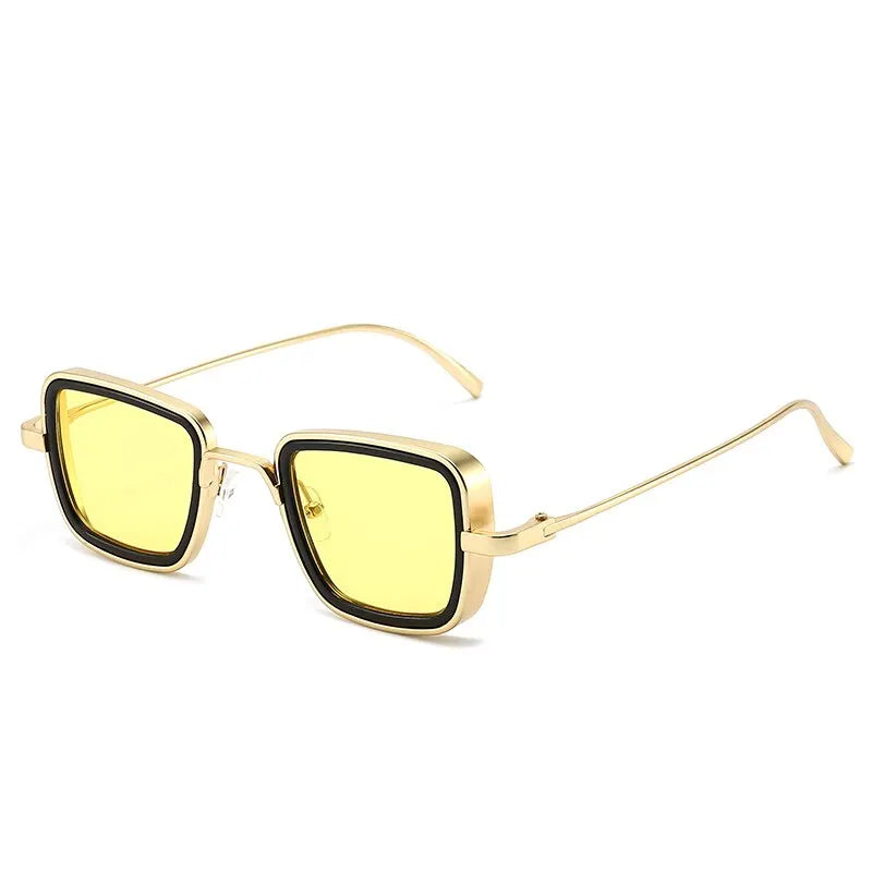 New Retro Square UV400 Steampunk Stylish Sunglasses for Men & Women