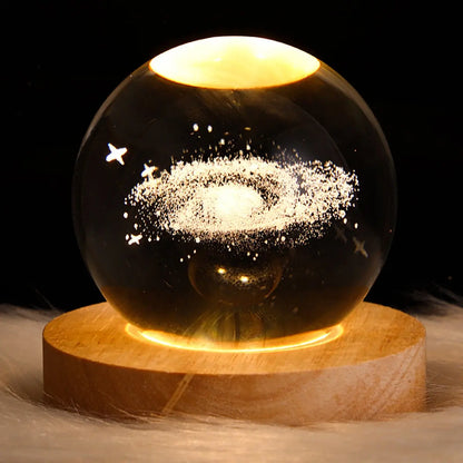 Galaxy Astronaut Ball Night Light -  Planet Bedside Lamp