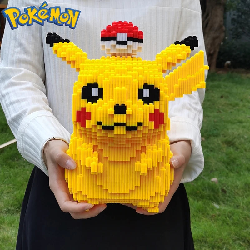 5210 Stück Pikachu Diamant-Mikroblöcke Modellspielzeug