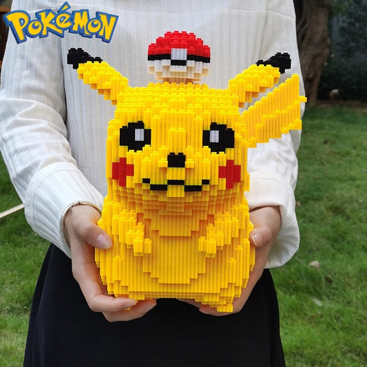 5210 pièces de micro-blocs diamant Pikachu modèle de jouet