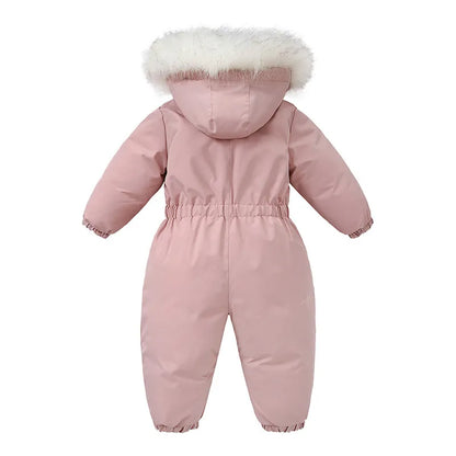 Cozy Winter Baby Snowsuits Set