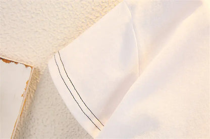 Ensemble 2 pièces pour tout-petits, manches courtes et col rond