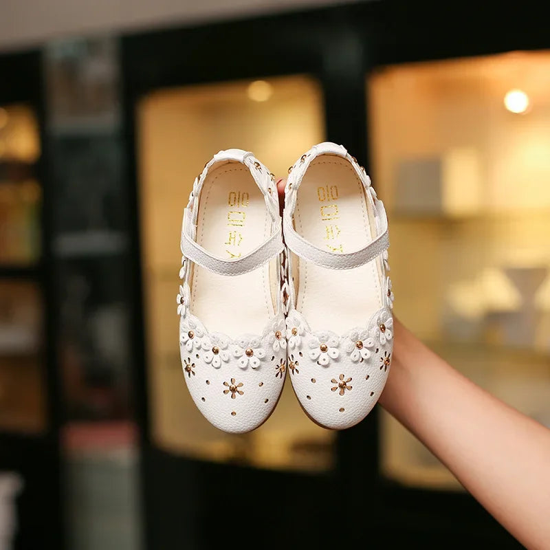 Flower Cut-Out Toddler Girl Flats