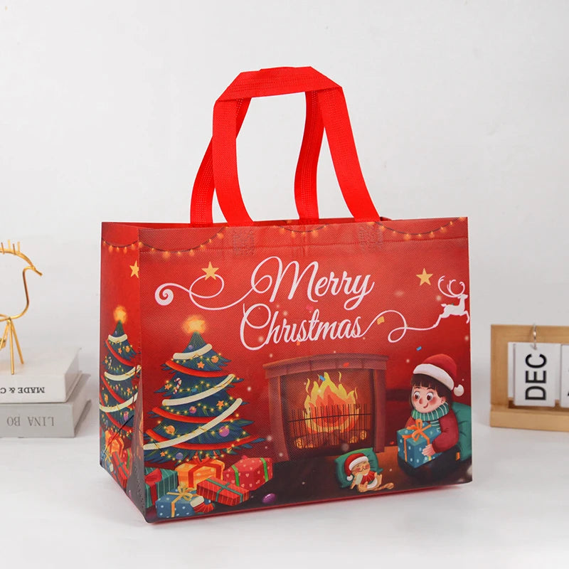 Kraft Christmas Gift Bags for Festive Packaging