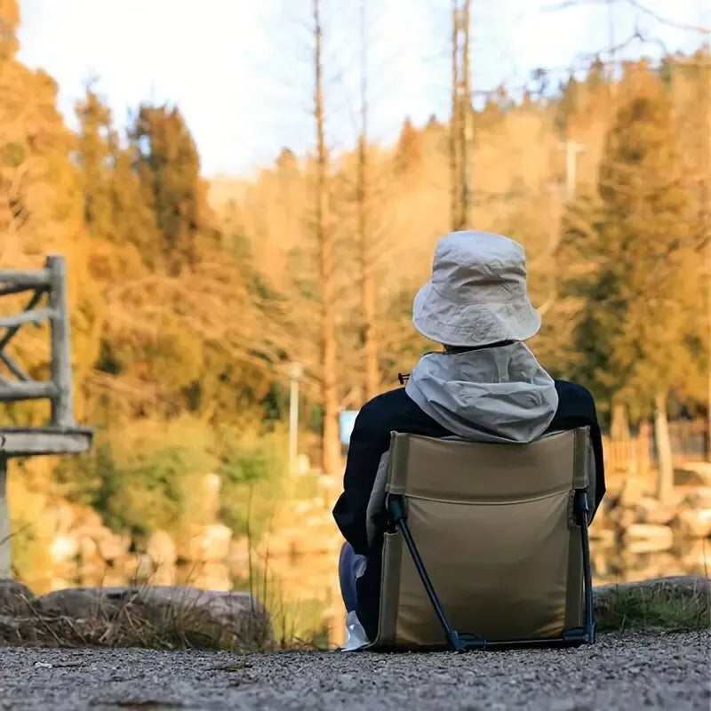 Ultra-Light Aluminum Folding Chair for Camping, Beach, Road Trips