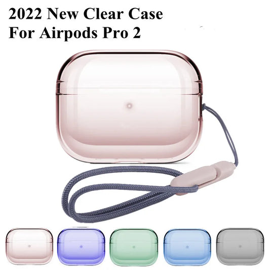 Étui antichoc en TPU transparent pour AirPods