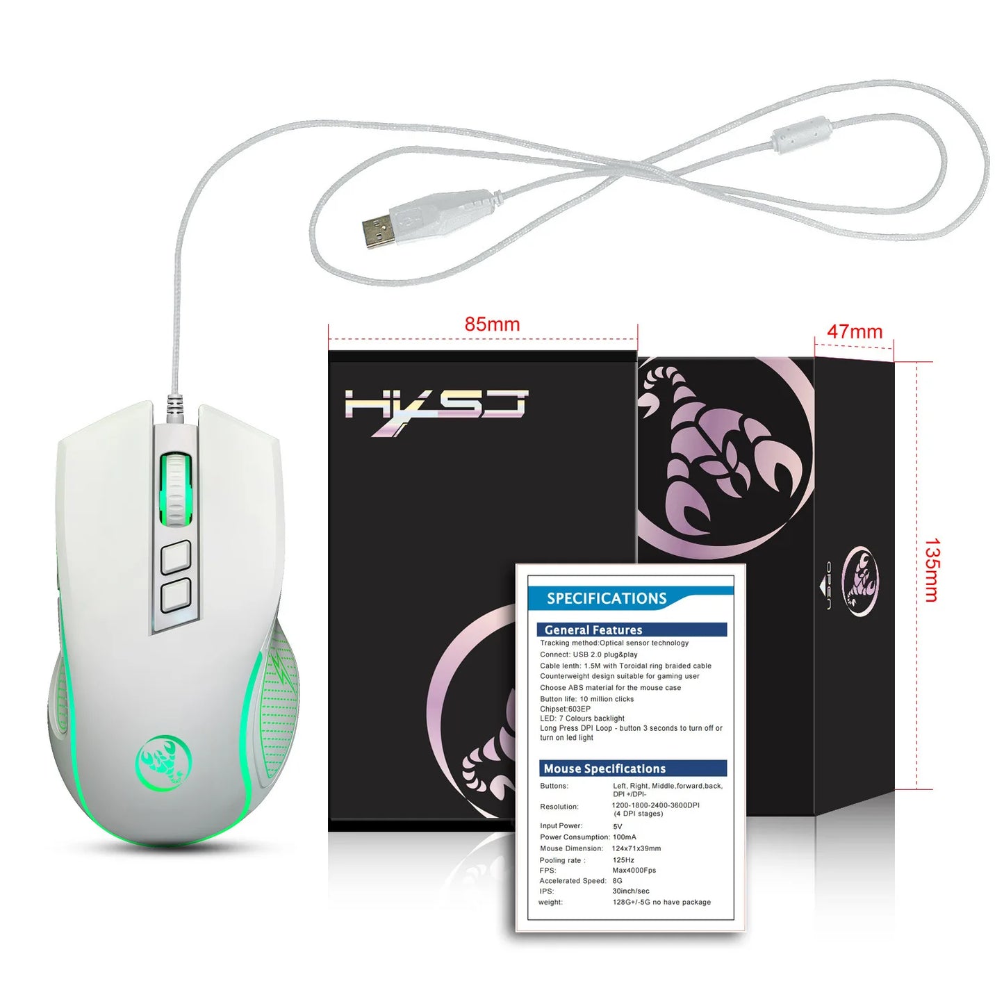 Q6 Wired USB Gaming Mouse